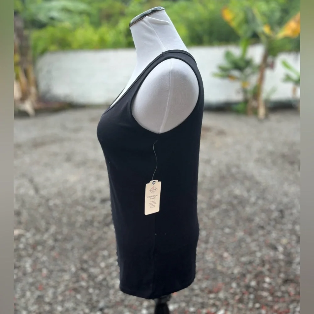 NWT St. John’s Bay Tank Top • Black - Picture 6 of 15
